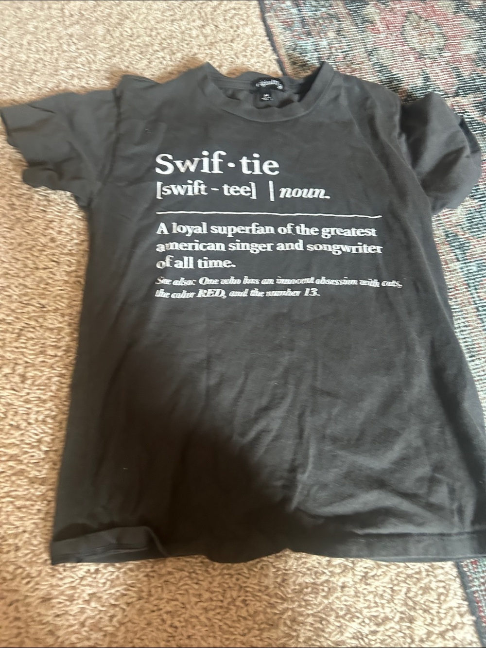 Swift-tie Graphic Tee - Black